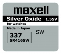 Bateria srebrowa mini Maxell 337 / SR 416 SW