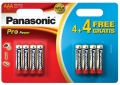 Baterie alkaliczne Panasonic Alkaline PRO Power LR03/AAA (blister)